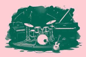 Image of Musical Instrument – Artistic Drawing – Item: 53084