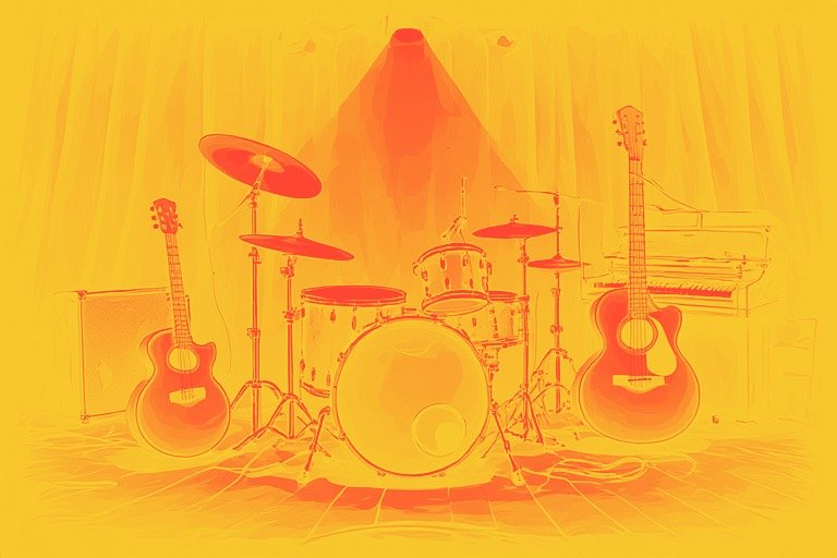 From the Musical Instrument – Artistic Drawing – Item: 53478 Image of Musical Instrument – Artistic Drawing – Item: 53478