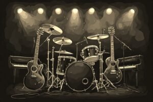 Image of Musical Instrument – Artistic Drawing – Item: 54100