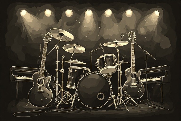 From the Musical Instrument – Artistic Drawing – Item: 54100 Image of Musical Instrument – Artistic Drawing – Item: 54100
