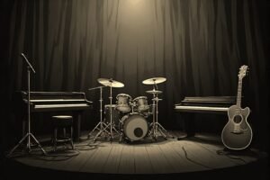 Image of Musical Instrument – Artistic Drawing – Item: 54102