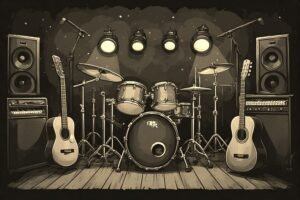 Image of Musical Instrument – Artistic Drawing – Item: 54119