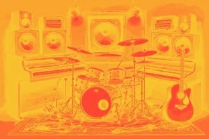 Image of Musical Instrument – Artistic Drawing – Item: 53503