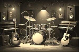 Image of Musical Instrument – Artistic Drawing – Item: 54124