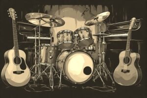 Image of Musical Instrument – Artistic Drawing – Item: 54130