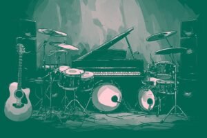 Image of Musical Instrument – Artistic Drawing – Item: 53127