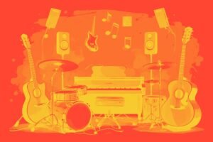 Image of Musical Instrument – Artistic Drawing – Item: 53522