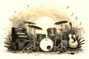 Image of Musical Instrument – Artistic Drawing – Item: 54141