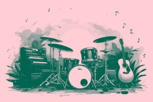 Image of Musical Instrument – Artistic Drawing – Item: 53130