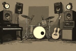 Image of Musical Instrument – Artistic Drawing – Item: 54142