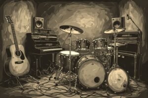 Image of Musical Instrument – Artistic Drawing – Item: 54145