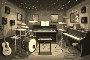 Image of Musical Instrument – Artistic Drawing – Item: 54149
