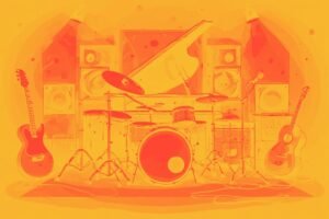 Image of Musical Instrument – Artistic Drawing – Item: 53534