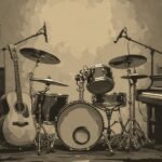Image of Musical Instrument – Artistic Drawing – Item: 54153
