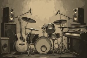 Image of Musical Instrument – Artistic Drawing – Item: 54153