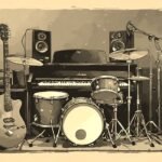 Image of Musical Instrument – Artistic Drawing – Item: 54155