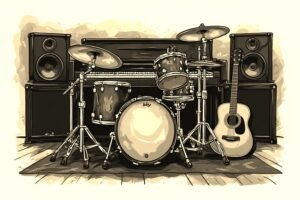 Image of Musical Instrument – Artistic Drawing – Item: 54157