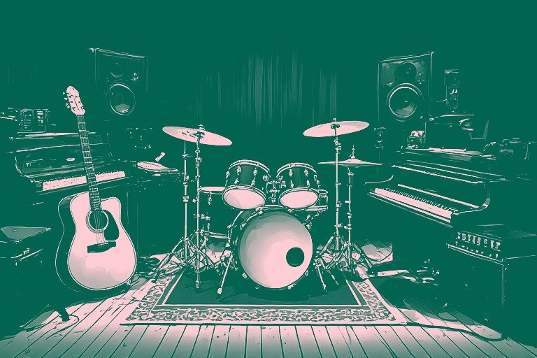 Image of Musical Instrument – Artistic Drawing – Item: 53151