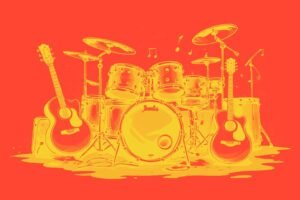 Image of Musical Instrument – Artistic Drawing – Item: 53551