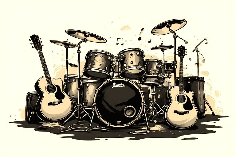 From the Musical Instrument – Artistic Drawing – Item: 54169 Image of Musical Instrument – Artistic Drawing – Item: 54169
