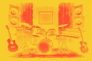 Image of Musical Instrument – Artistic Drawing – Item: 53553