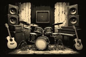 Image of Musical Instrument – Artistic Drawing – Item: 54171