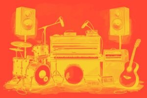 Image of Musical Instrument – Artistic Drawing – Item: 53554