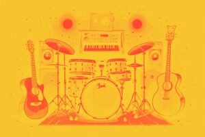 Image of Musical Instrument – Artistic Drawing – Item: 53555