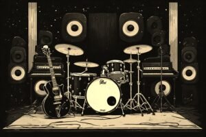 Image of Musical Instrument – Artistic Drawing – Item: 54176