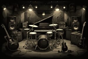 Image of Musical Instrument – Artistic Drawing – Item: 54178