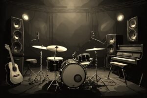 Image of Musical Instrument – Artistic Drawing – Item: 54183