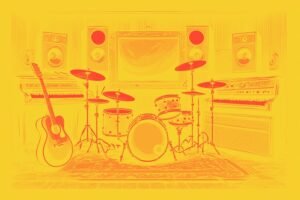 Image of Musical Instrument – Artistic Drawing – Item: 53576