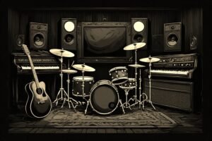Image of Musical Instrument – Artistic Drawing – Item: 54184