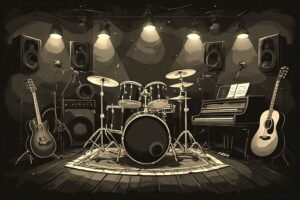 Image of Musical Instrument – Artistic Drawing – Item: 54185