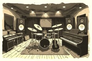 Image of Musical Instrument – Artistic Drawing – Item: 54186