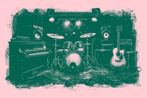 Image of Musical Instrument – Artistic Drawing – Item: 53178