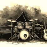 Image of Musical Instrument – Artistic Drawing – Item: 54193