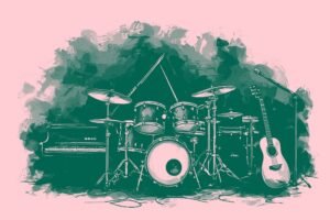 Image of Musical Instrument – Artistic Drawing – Item: 53179