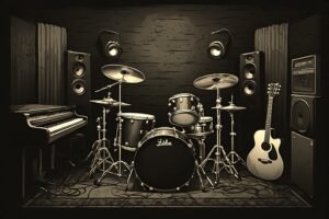 Image of Musical Instrument – Artistic Drawing – Item: 54196