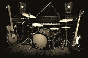 Image of Musical Instrument – Artistic Drawing – Item: 54198