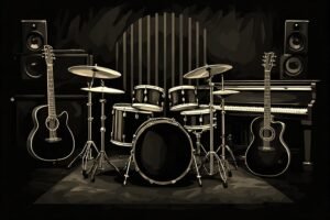 Image of Musical Instrument – Artistic Drawing – Item: 54201
