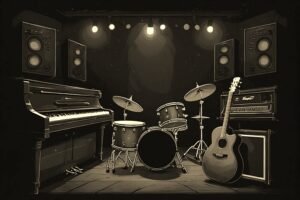 Image of Musical Instrument – Artistic Drawing – Item: 54203