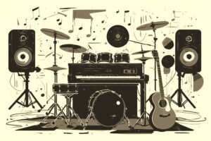 Image of Musical Instrument – Artistic Drawing – Item: 54211