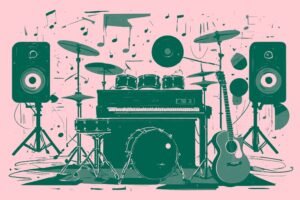Image of Musical Instrument – Artistic Drawing – Item: 53197
