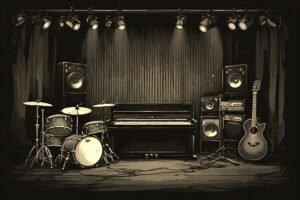 Image of Musical Instrument – Artistic Drawing – Item: 54213