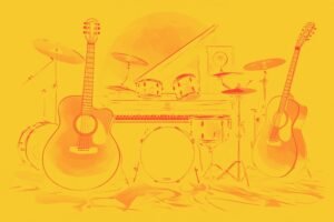 Image of Musical Instrument – Artistic Drawing – Item: 53608