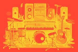 Image of Musical Instrument – Artistic Drawing – Item: 53609