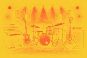 Image of Musical Instrument – Artistic Drawing – Item: 53610