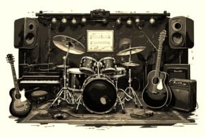 Image of Musical Instrument – Artistic Drawing – Item: 54223