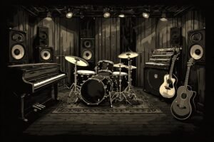 Image of Musical Instrument – Artistic Drawing – Item: 54225